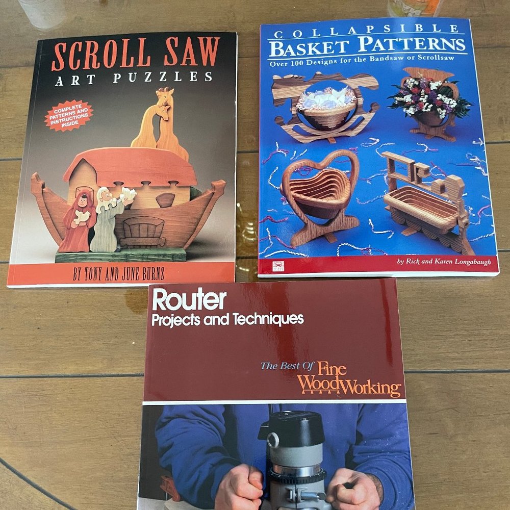 Woodworking Craft books Set of 3